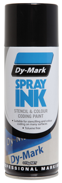 DY-MARK SPRAY INK BLACK 315G AEROSOL 